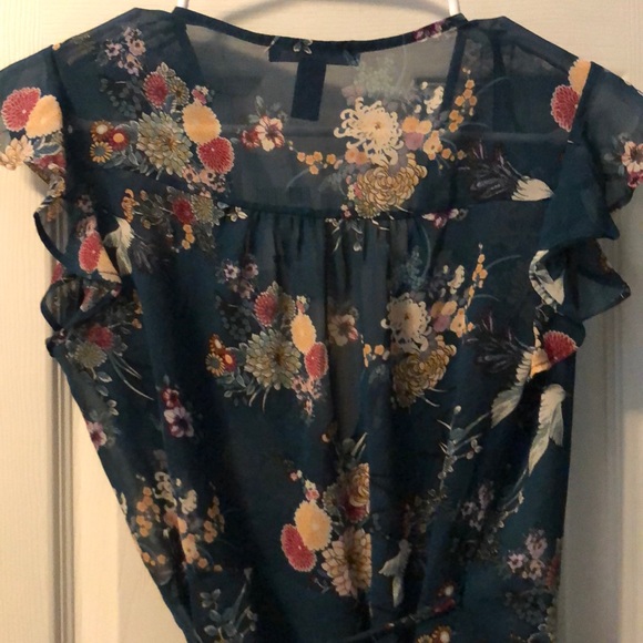 Forever21 sheer blouse size small - Picture 7 of 8